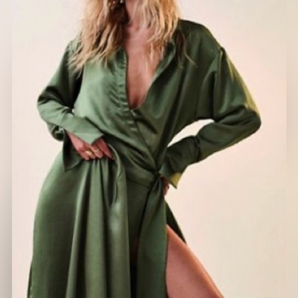 Free People Green Maxi Dress - Picture 3 of 4